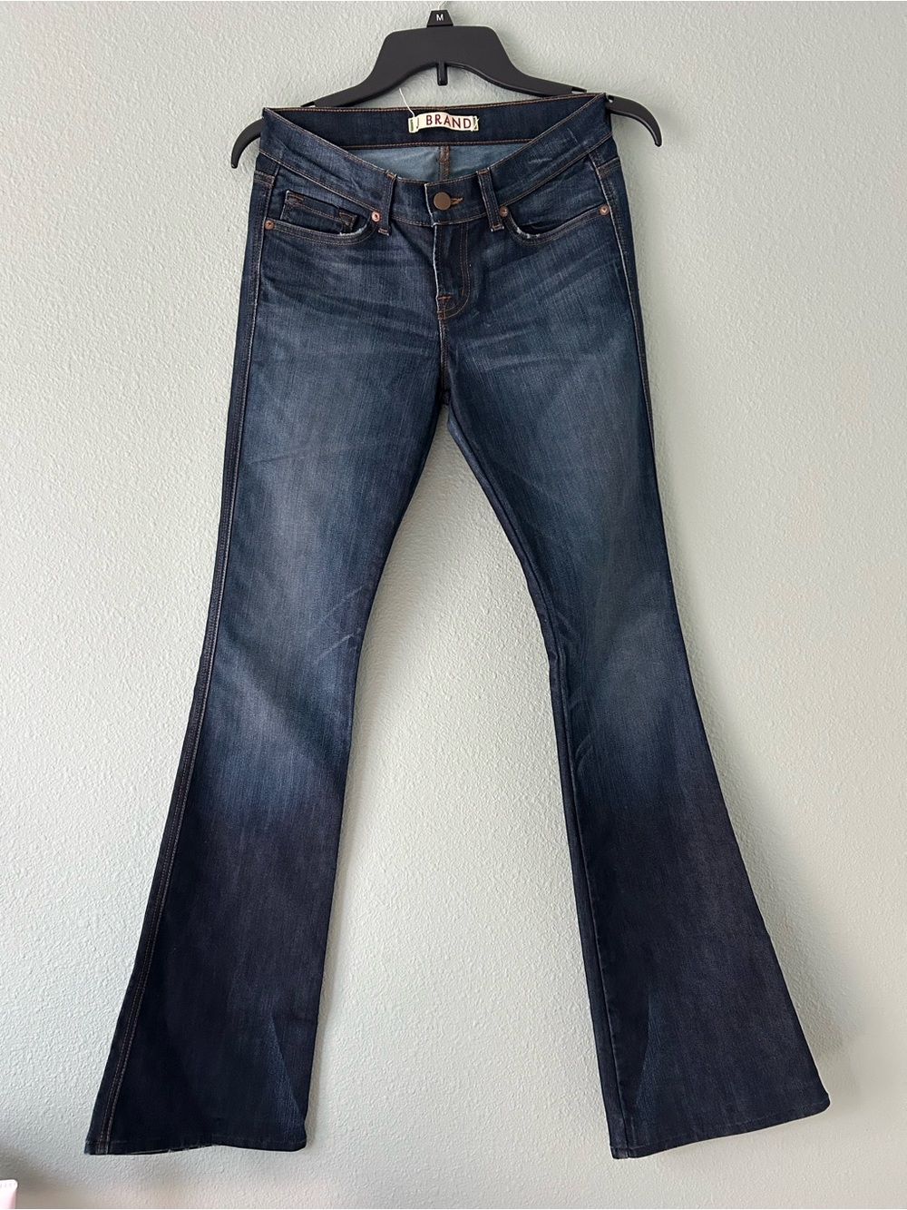 J Brand Dark Blue Flare Jeans